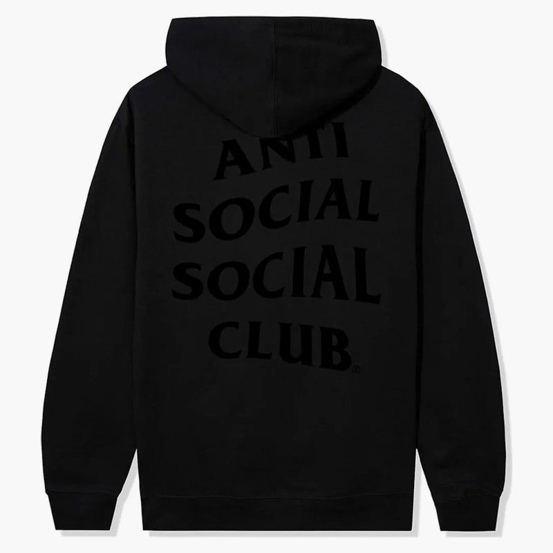 Anti social social klubb analog hoodie svart