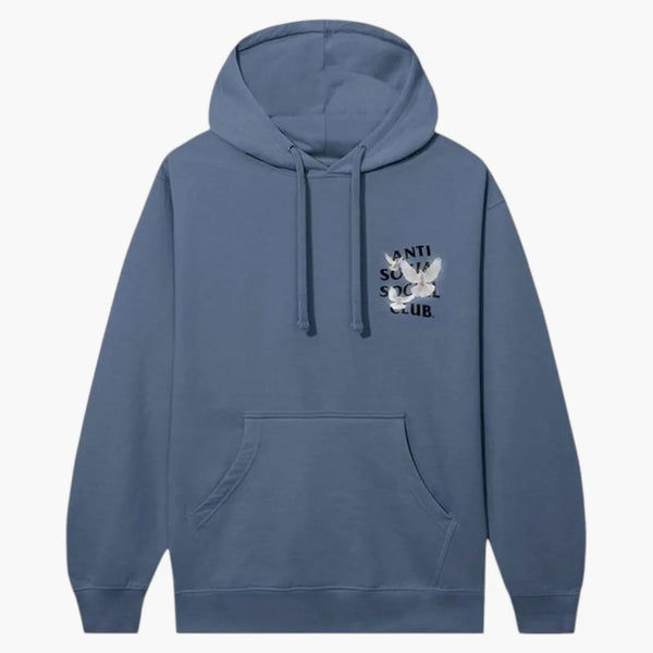 Anti Social Social Club uppskattar Life Hoodie Storm Blue