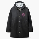 Anti Social Social Club Assc X Stutterheim Raincoat Black
