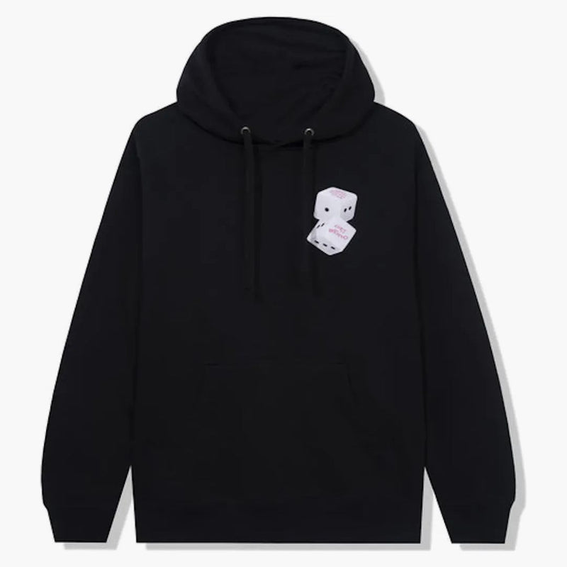 Anti social social klubb lycka till hoodie svart