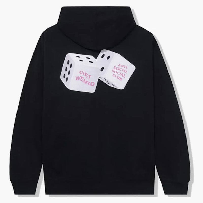 Anti social social klubb lycka till hoodie svart
