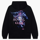 Anti social social club bolt from the blue hoodie black
