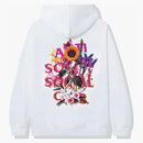 Anti Social Social Club Bouquet för de gamla dagarna Hoodie White