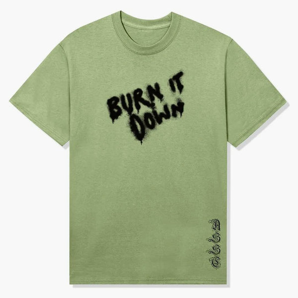 Anti Social Social Club Burn It Down Tea Pistachio