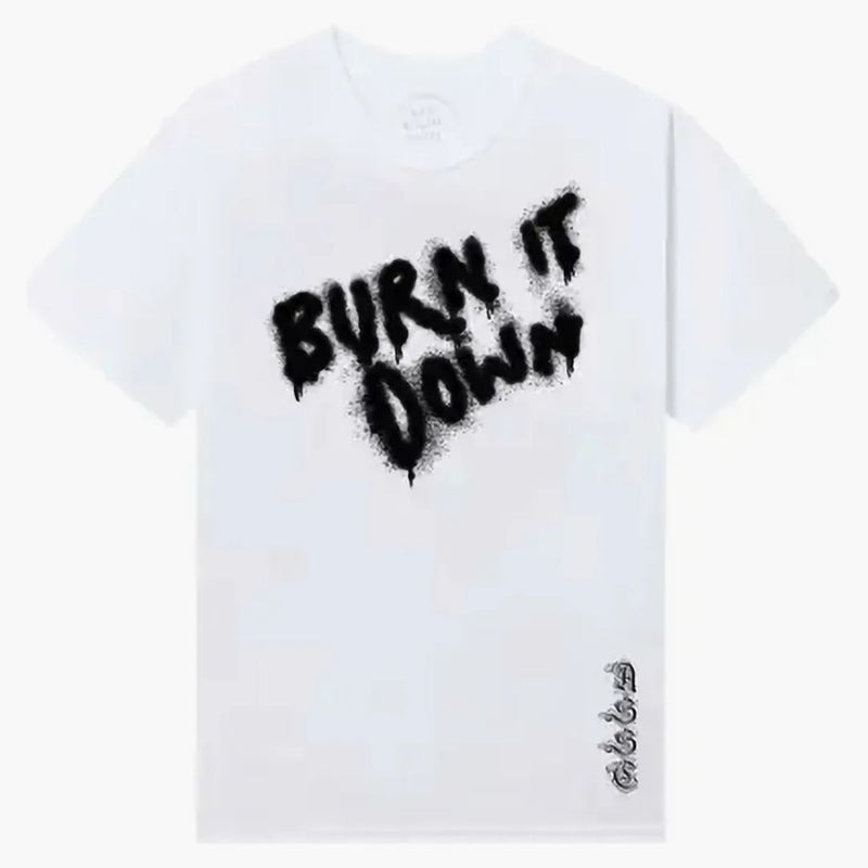 Club sociale anti -sociale Burn It Down Tee White