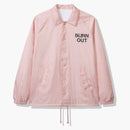 Anti Social Social Club Burn Out Coach Jacket (fw19) Pink