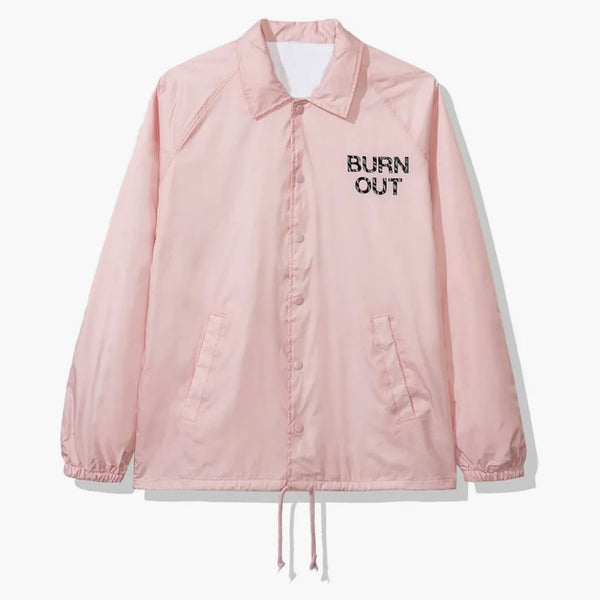 Anti Social Social Club Burn Out Coach Jacket (FW19) Pink