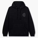 Anti social social club burnout hoodie black
