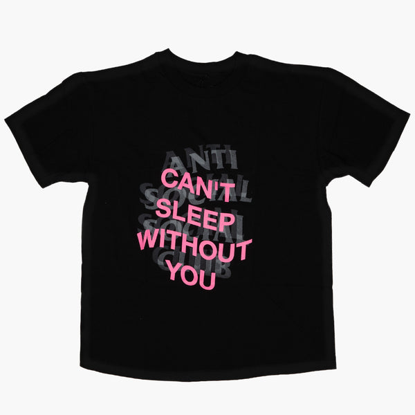 Anti Social Social Club Can’t Sleep Without You Tee Black