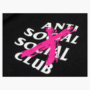 Anti Social Social Club Cancelled Hoodie Black (Pink X)