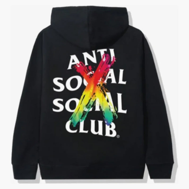 Anti Social Social Club avbruten hoodie svart