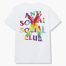 Anti Social Social Club Cancelled Rainbow Tee White