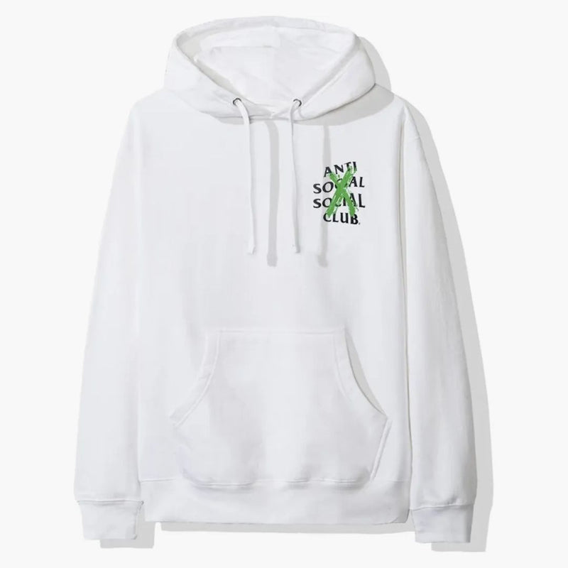 Anti Social Social Club avbröt Remix Hoodie (FW19) White