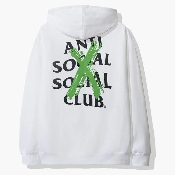 Anti Social Social Club avbröt Remix Hoodie (FW19) White
