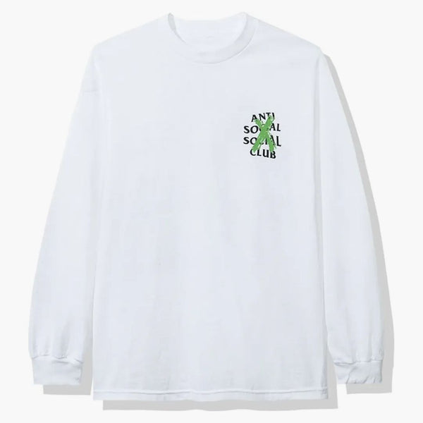 Anti Social Social Club Cancelled Remix Long Sleeve Tea (FW19) White