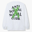 Anti Social Social Club avbröt Remix Long Sleeve Tea (FW19) White