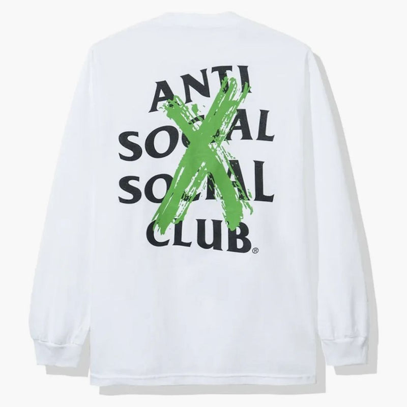 Anti Social Social Club Cancelled Remix Long Sleeve Tea (FW19) White