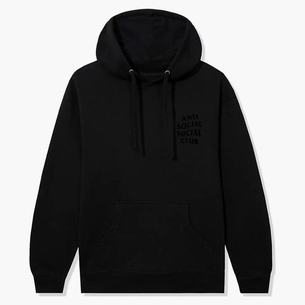 Anti -Social Social Club avbröt Tonal Hoodie Black