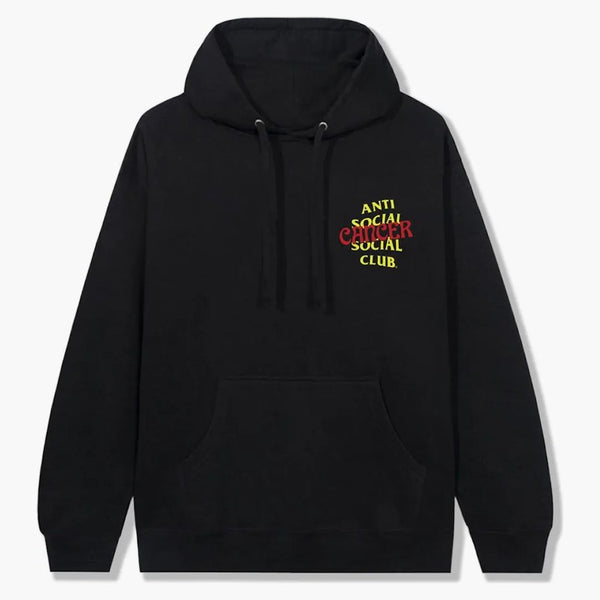 Anti Social Social Club Cancer Hoodie Black