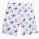 Anti Social Social Club Case Study Flag Mesh Shorts White