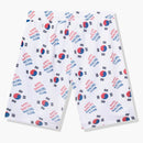 Anti Social Social Club Case Study Flag Mesh Shorts White