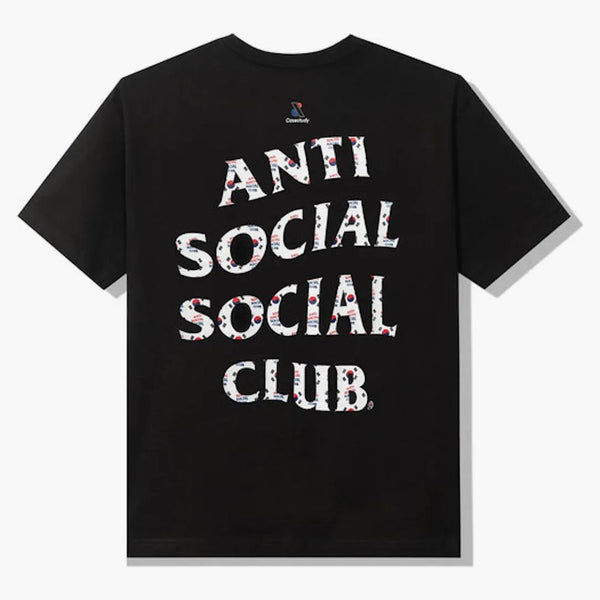 Anti Social Social Club případové studie vlajky tričko černé