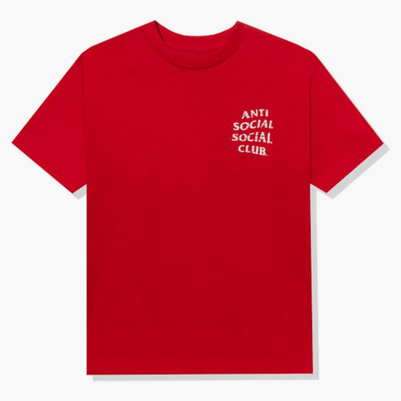 Anti Social Social Club Case Study Flag T-Shirt Red