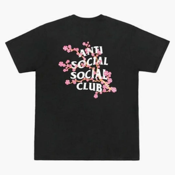 Anti Social Social Club Cherry Blossoms tričko černé