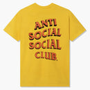 Anti social social club clamps daisy tea yellow