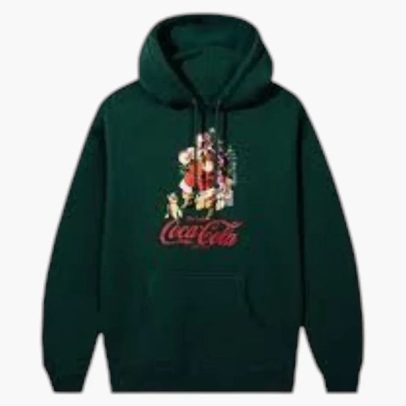 Anti Social Social Club Coca-Cola Santa Social Hoodie Green