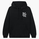 Anti social social klubb komplicerad hoodie svart