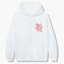 Anti social social klubb komplicerad hoodie vit