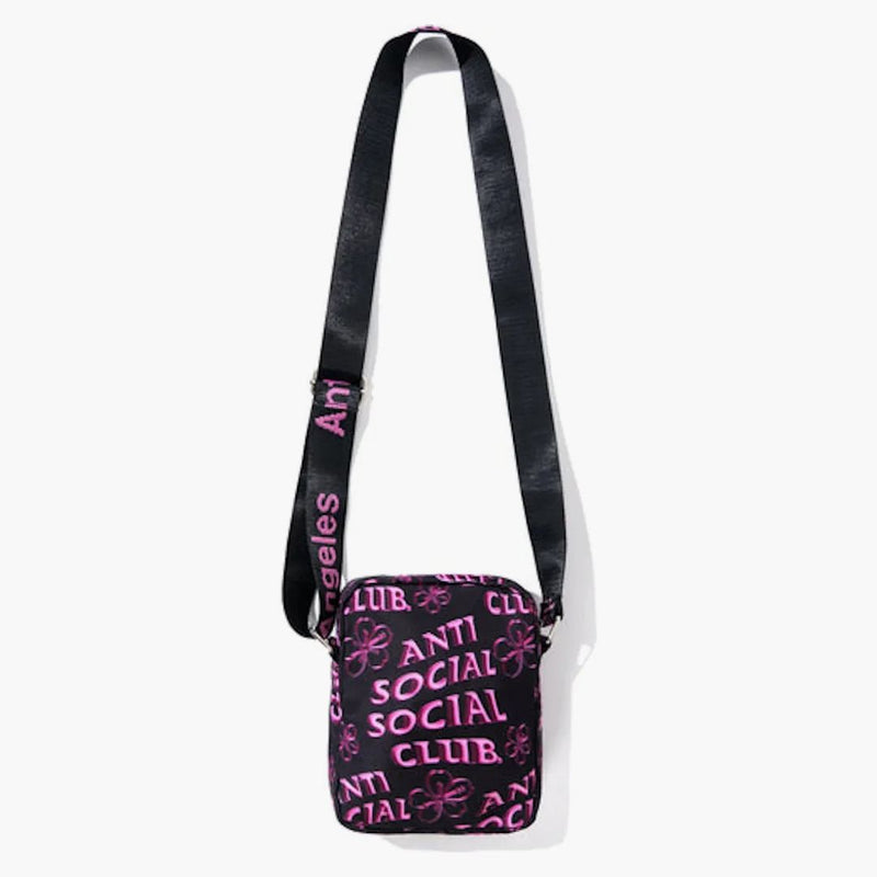 Anti Social Social Club Coral Crush Side Bag Black