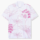Anti Social Social Club gateando en la oscuridad Button Up White