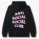 Anti social social club crush hoodie black