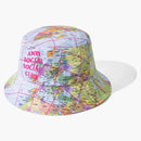 Anti Social Social Club Current Location Bucket Cap Multi