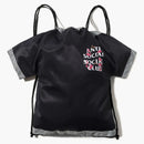 Anti Social Social Club Cute Af Drawstring Bag Black