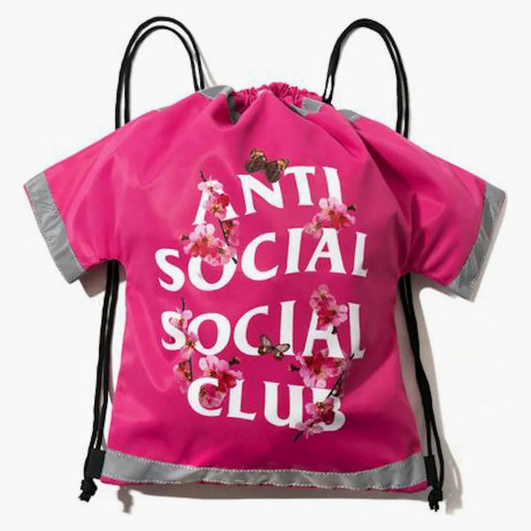 Anti social social klubb söt af dragstring väska rosa