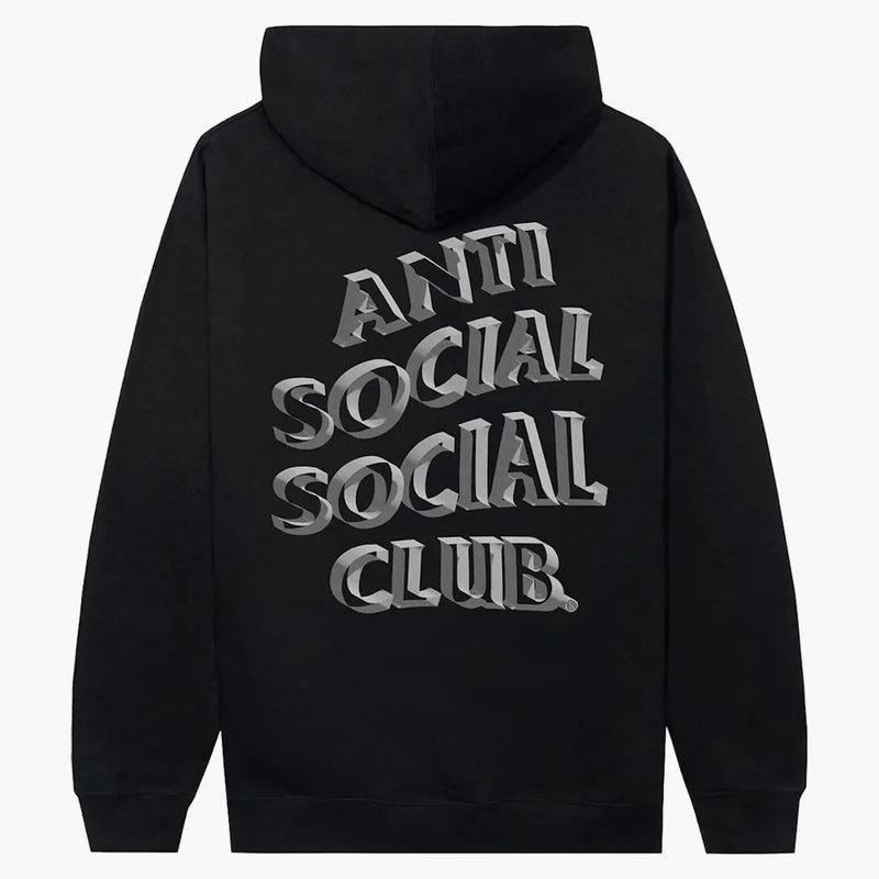 Proti sociální sociální klub hlubší než obvyklá mikina černá