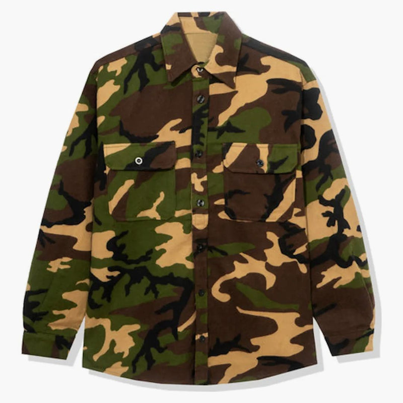 Anti Social Social Club Dialtone Flannel Camo