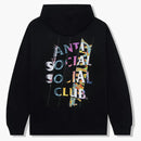 Anti social social club dissociative hoodie svart