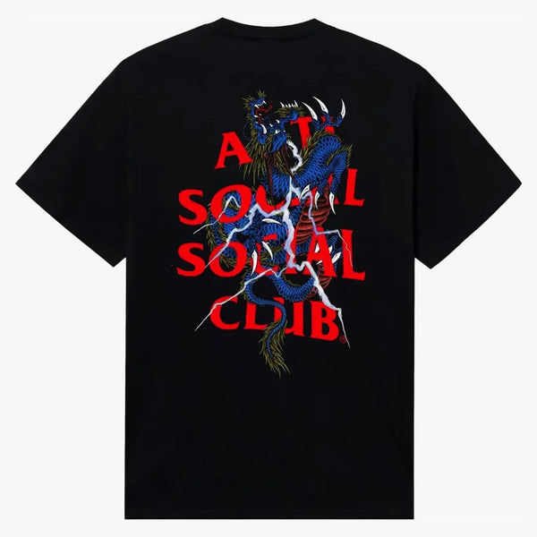 Anti social social club double dragon tea black