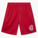 Anti Social Social Club Drama Club Mesh Shorts Red