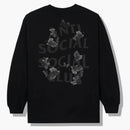 Anti Social Social Club Dramatic Long Sleeve Tee Black