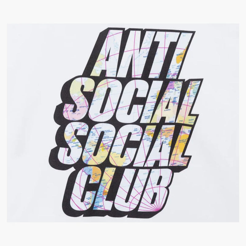 Anti Social Social Club Drop pin mikina bílá