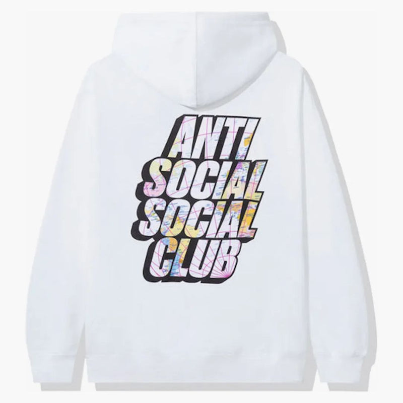 Anti Social Social Club Drop pin mikina bílá