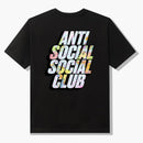 Anti social social club drop a pin t-shirt black