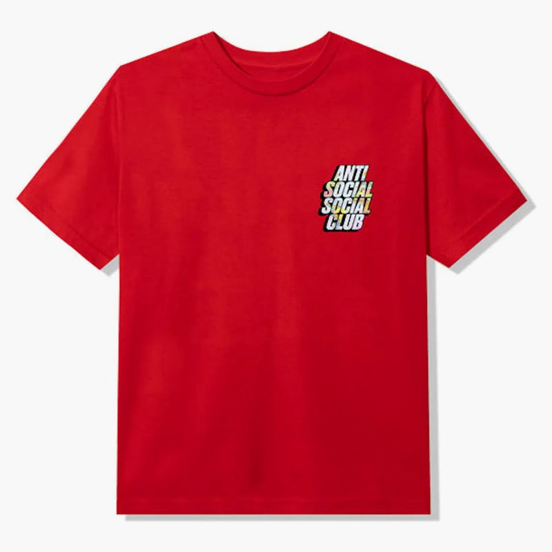 Anti Social Social Club Drop pin tričko červené