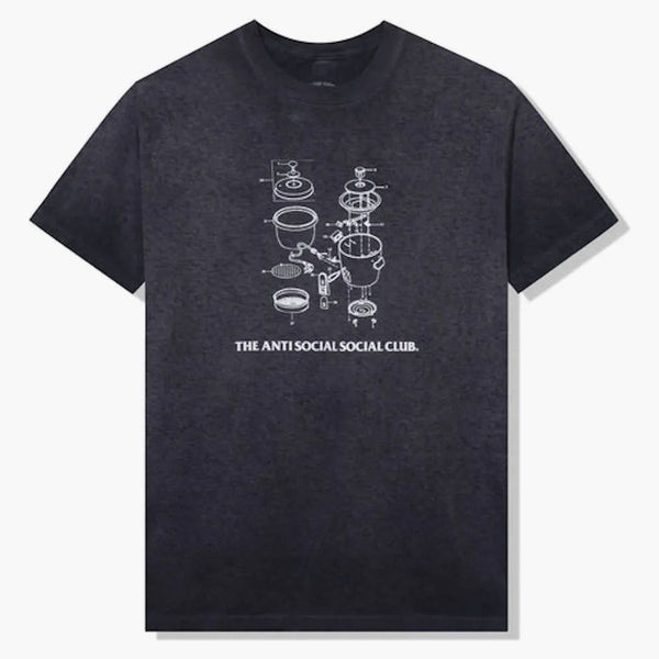 Anti Social Social Club Dying on the Gram Mineral Wash T-Shirt Black