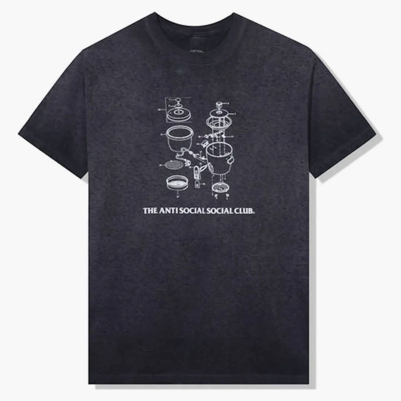 Anti Social Social Club Dying on the Gram Mineral Wash T-Shirt Black